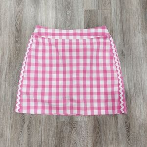 Vintage Lilly Pulitzer Pink Gingham Skort